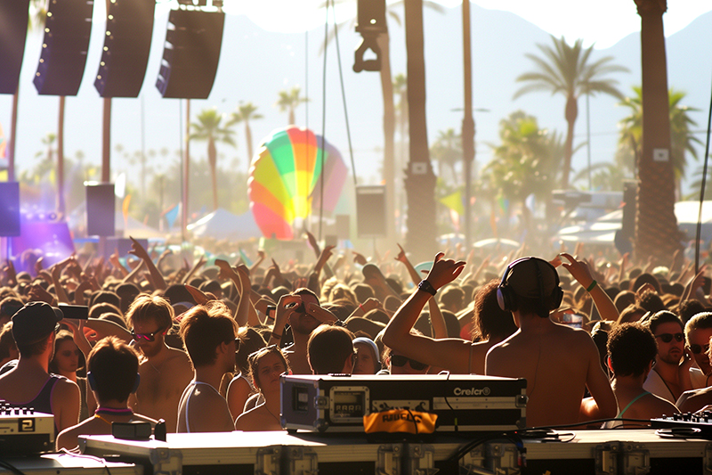 Music Festival Crowd